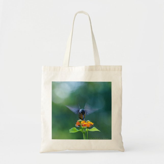 Tote Bag L'ange s'envole le colibri (Devant)