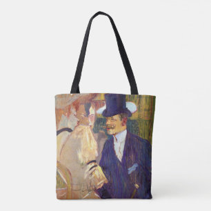 Tote Bag L'Anglais de Toulouse Lautrec, Art Vintage