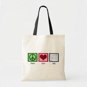 Tote Bag Langue des signes d'amour de paix