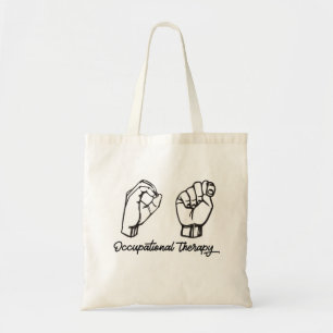 Tote Bag Langue des signes d'ergothérapie 