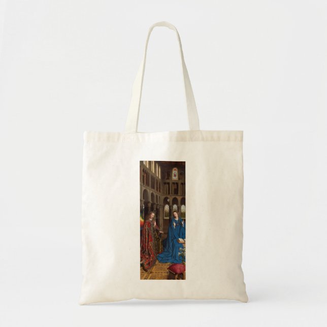 Tote Bag L'Annonciation de Van Eyck Premium Lumière Cathédr (Devant)