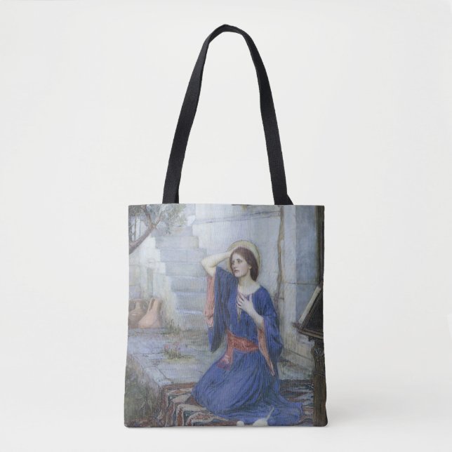 Tote Bag L'Annonciation par John William Waterhouse (Devant)