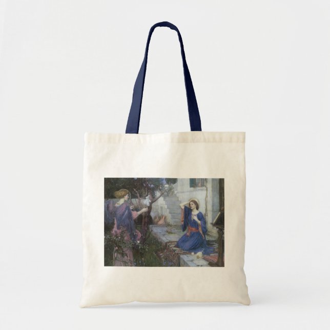 Tote Bag L'Annonciation par John William Waterhouse (Devant)