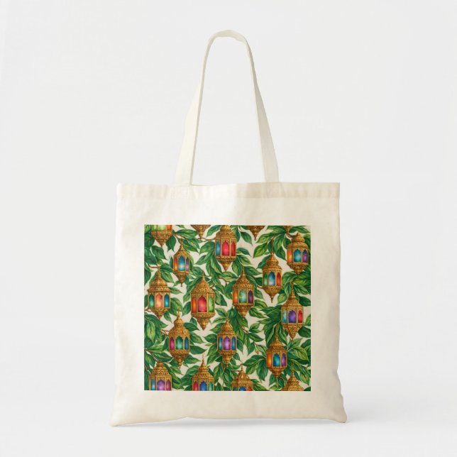 Tote Bag Lanterne Botanique Marocaine (Devant)