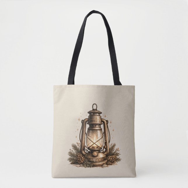 Tote Bag Lanterne de Fête Cosy (Devant)