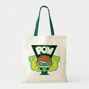 Tote Bag Lanterne verte Chibi Formant Des Poings Géants
