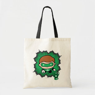 Tote Bag Lanterne verte de Chibi qui traverse l'espace
