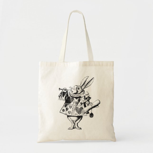 Tote Bag Lapin blanc (Devant)