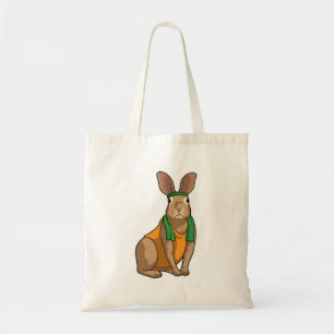 Tote Bag Lapin comme coureur avec serviette