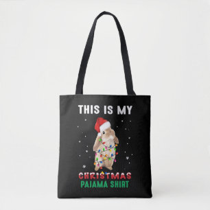 Tote Bag Lapin de Noël