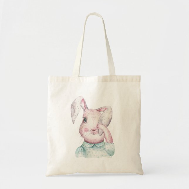 Tote Bag Lapin de Pâques (Devant)
