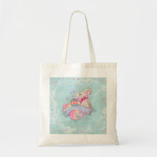 Tote Bag Lapin de Pâques, Oeufs et Confetti ID377