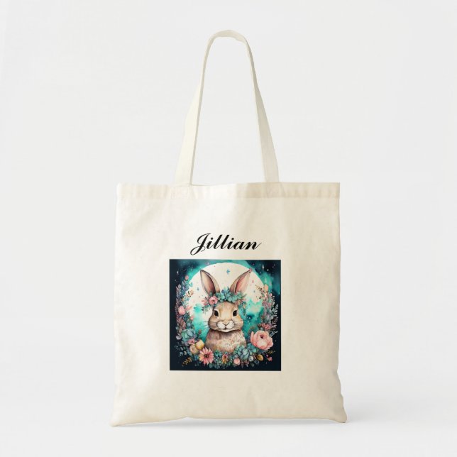 Tote Bag Lapin de Pâques Vacances  (Devant)