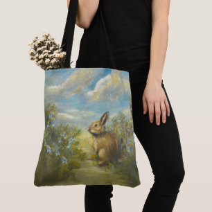 Tote Bag Lapin de printemps op2