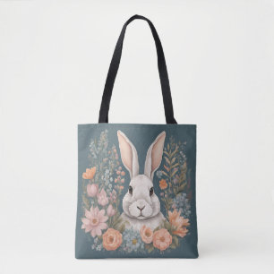 Tote Bag Lapin mignon Cottagecore