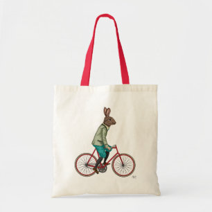 Tote Bag Lapin sur le vélo 3