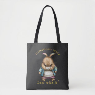 Tote Bag Lapin Têtu Devoir Avec Il Mignonne Adorable Drôle