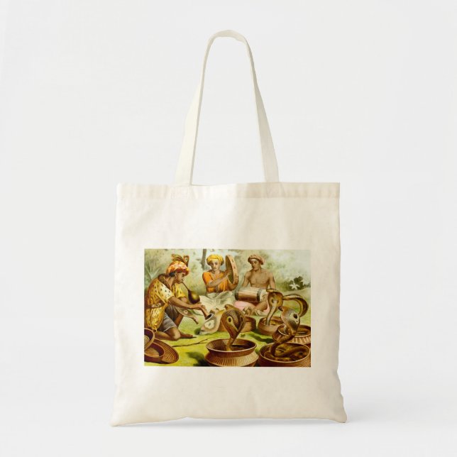 Tote Bag lapins à dessin vintage (Devant)
