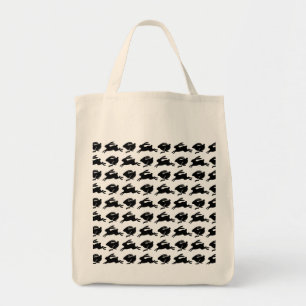 Tote Bag Lapins Black Bunny