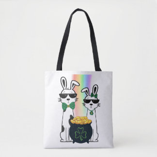 Tote Bag Lapins Cool et Pot d'Or