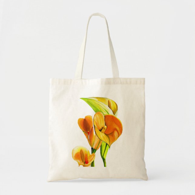Tote Bag L'aquarelle calle (Devant)