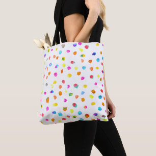 Tote Bag L'aquarelle pop art Pois