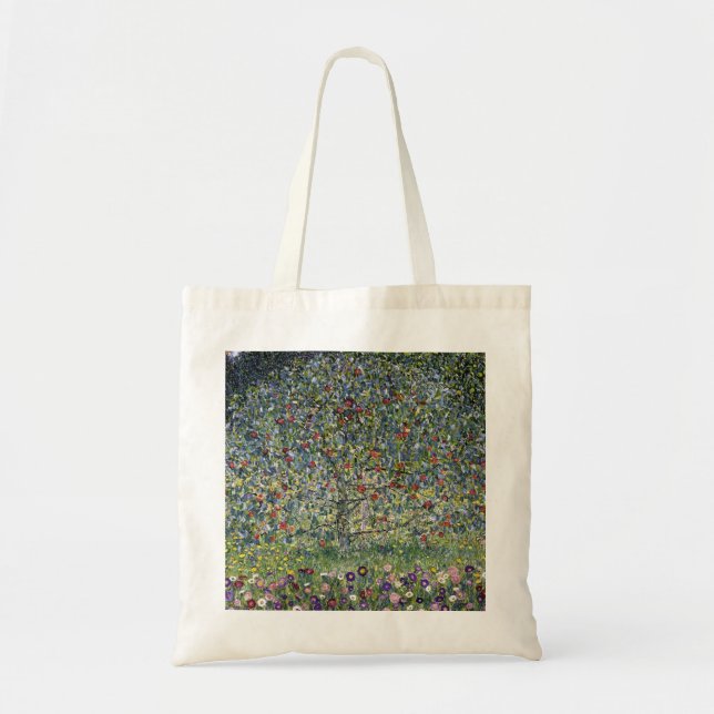 Tote Bag L'arbre aux pommes (par Gustav Klimt) (Devant)