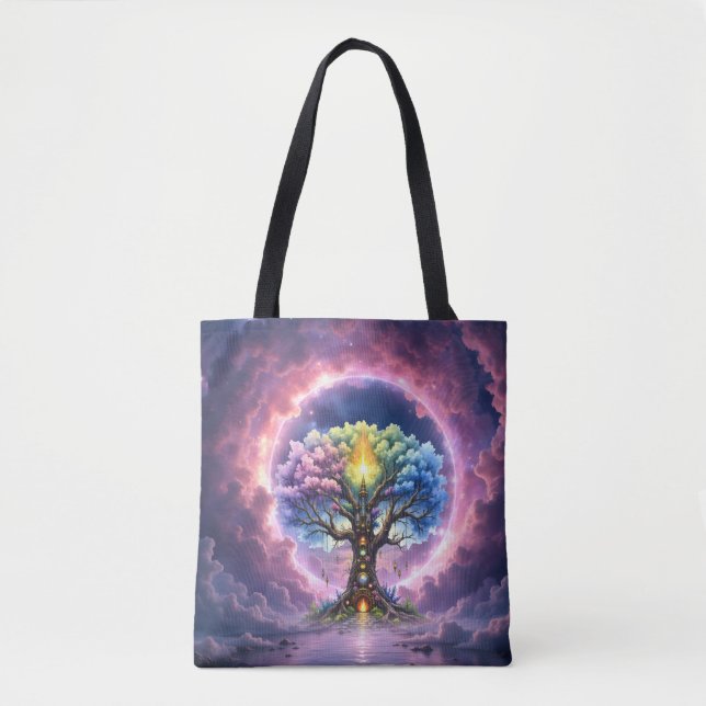 Tote Bag L'Arbre Céleste des Royaumes Éternels (Devant)