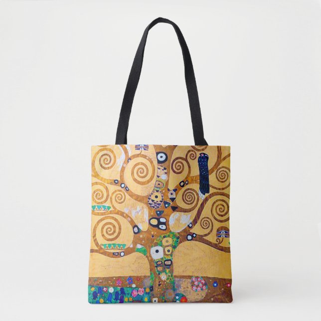 Tote Bag L'arbre de vie (détail), Klimt (Devant)