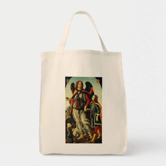Tote Bag L'archange Raphaël avec le jeune Tobie (Devant)