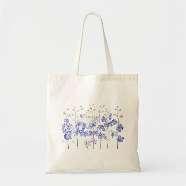 Tote Bag larkspur (Devant)