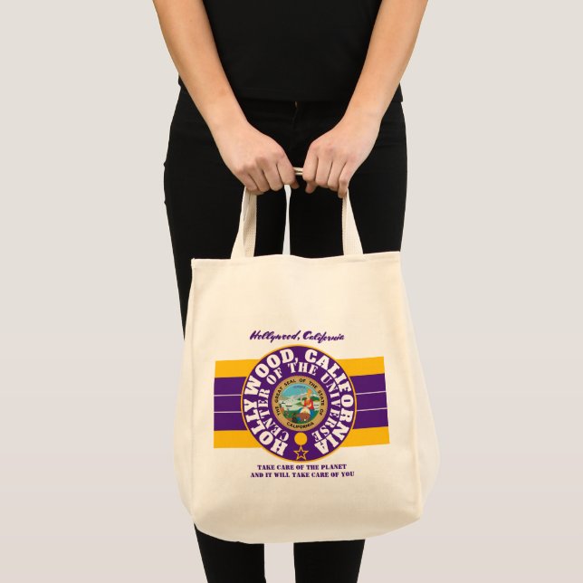 TOTE BAG LARRYSTOTES HOLLYWOOD, CA3 (COU) (Devant (produit))