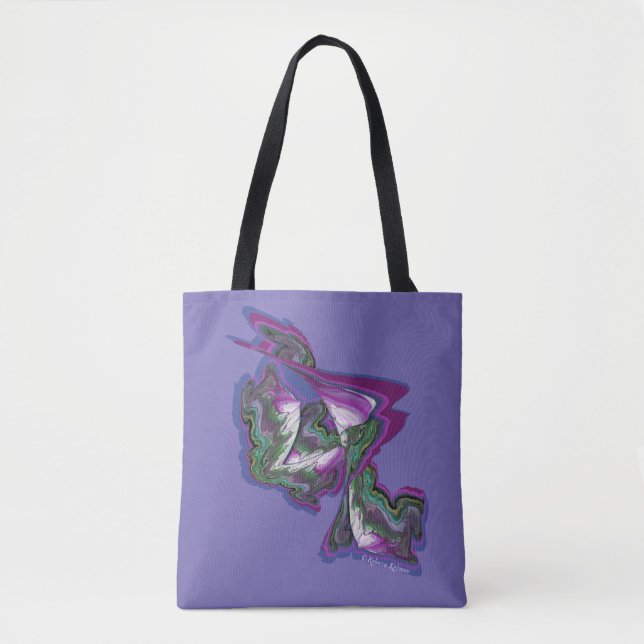 Tote Bag L'art Abstrait sur un (Devant)