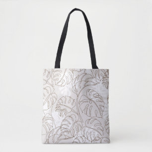 Tote Bag L'art botanique minimal sans couture motif. m trop