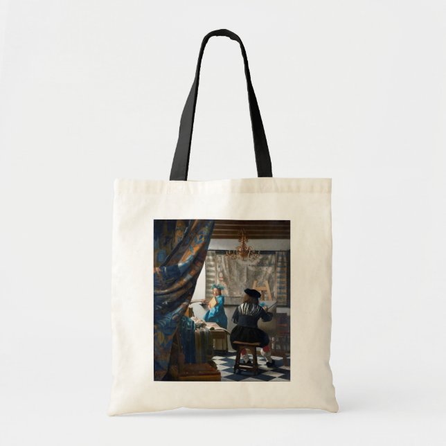Tote Bag L'art de la peinture, Johannes Vermeer, 1666-1667 (Devant)