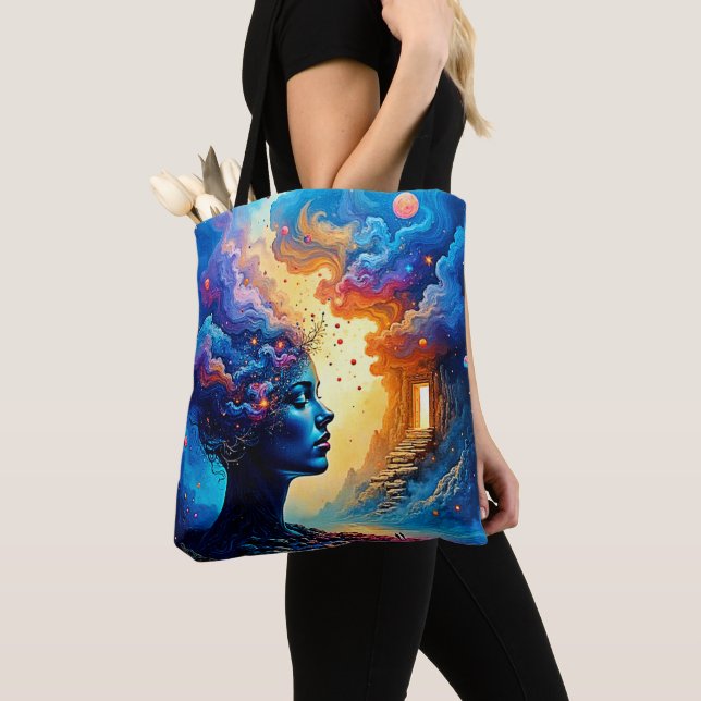 Tote Bag L'art de l'esprit cosmique (De près)