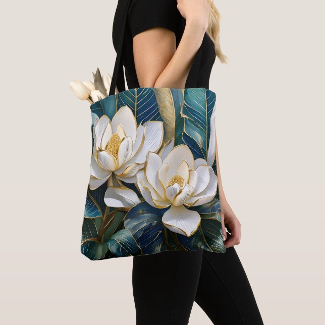 Tote Bag L'art de Magnolia (De près)