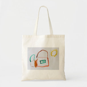 Tote Bag L'art de votre enfant, coutume Cadeau de Fête des