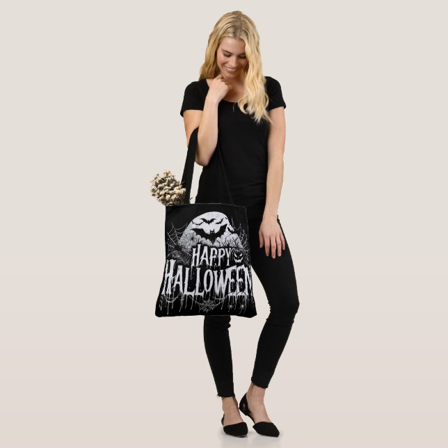 Tote Bag L'art d'Halloween vintage (Sur le modèle)