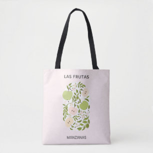 Tote Bag Las Frutas : Manzanas - marché aux pommes
