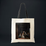 Tote Bag Las Meninas, Les servantes d'honneur, Diego Velazq<br><div class="desc">Diego Rodríguez de Silva y Velázquez (6 juin 1599 - 6 août 1660) était un peintre espagnol, l'artiste principal dans la cour du roi Philippe IV et de l'âge d'or espagnol. Il était un artiste individualiste de la période baroque contemporaine. Il commença à peindre dans un style précis tenebrist, développant...</div>