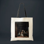 Tote Bag Las Meninas, Les servantes d'honneur, Diego Velazq<br><div class="desc">Diego Rodríguez de Silva y Velázquez (6 juin 1599 - 6 août 1660) était un peintre espagnol, l'artiste principal dans la cour du roi Philippe IV et de l'âge d'or espagnol. Il était un artiste individualiste de la période baroque contemporaine. Il commença à peindre dans un style précis tenebrist, développant...</div>