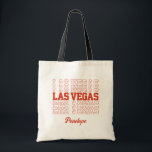 Tote Bag Las Vegas Bachelorette Bridesmaid Fourre-tout<br><div class="desc">Préparez-vous à vivre une expérience mariage mémorable à Las Vegas avec ce sac fourre-tout d'accueil personnalisable en couleur ! C'est le cadeau parfait fourre-tout que les clients voudront conserver. Ce fourre-tout élégant et pratique présente les mots "Las Vegas" ainsi que vos noms et votre date. La couleur est entièrement personnalisable...</div>
