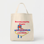 Tote Bag Las Vegas Bachelorette Party personnalisée<br><div class="desc">Fête de bachelorette Las Vegas privilégiez le sac fourre-tout personnalisé ou customisez cet article de signe de bienvenue Las Vegas pour tout événement spécial dans cette destination célèbre.</div>