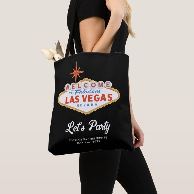 Tote Bag Las Vegas Bachelorette Pool Party Bienvenue Fourre (De près)
