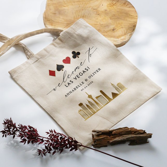 Tote Bag Las Vegas Destination Mariage Bienvenue (Créateur téléchargé)