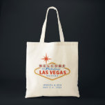 Tote Bag Las Vegas Mariage Bienvenue Fourre-tout<br><div class="desc">Préparez-vous pour un mariage Las Vegas mémorable avec ce sac fourre-tout d'accueil mariage personnalisable ! C'est le cadeau parfait fourre-tout que les clients voudront conserver.</div>