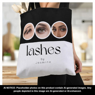 Tote Bag Lash Studio Noir Et Blanc 3 Photo Promotionnel