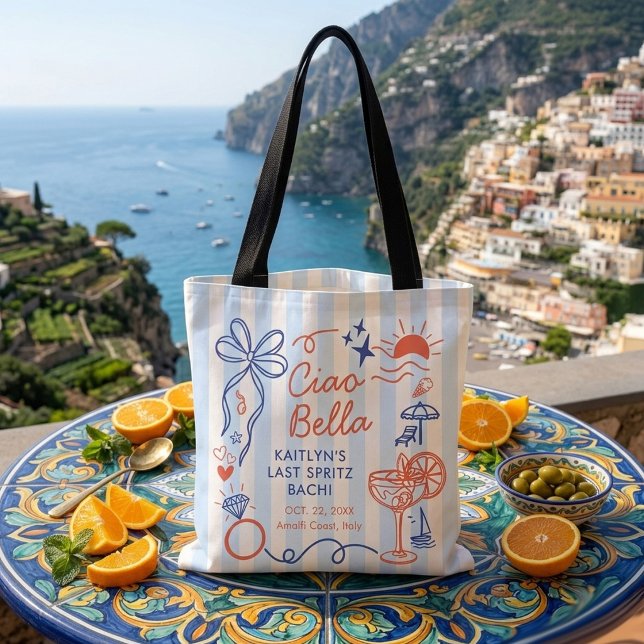 Tote Bag Last Spritz Amalfi Coast Bachelorette Party (Créateur téléchargé)