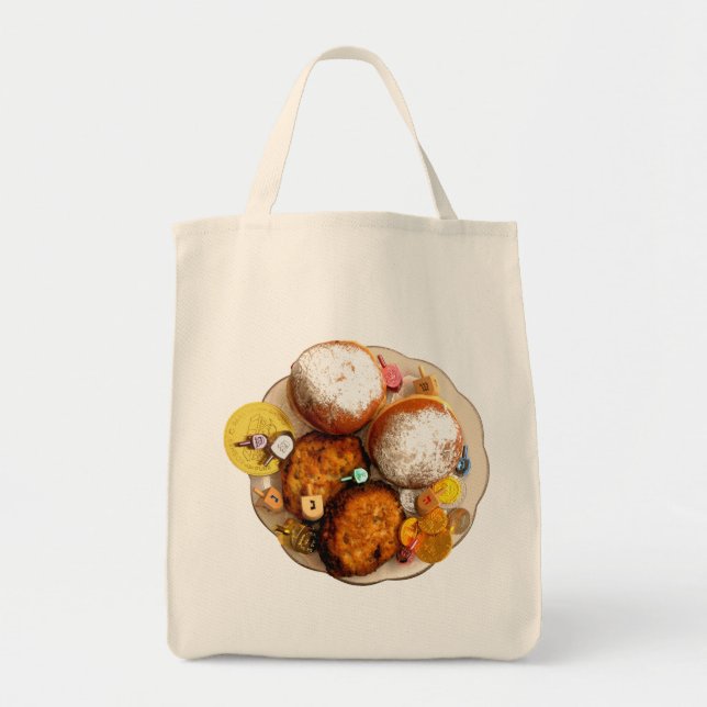 Tote Bag Latkes et Sufganiot (Devant)